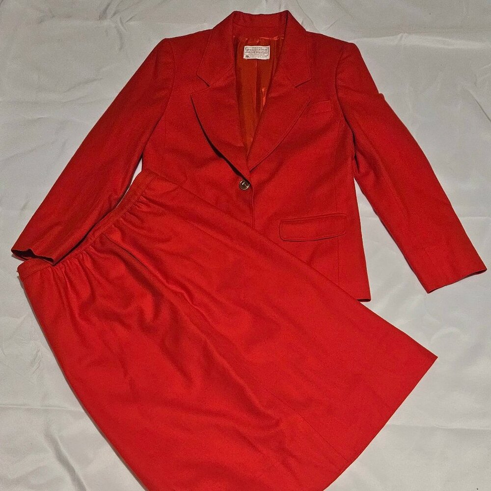 Vintage Pendleton Skirt Suit